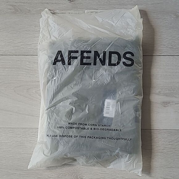 AFENDS NINETY TWOS RECYCLED TWILL RELAXED PANTS CYPRESS 34 NWT IN PKG - Picture 5 of 8